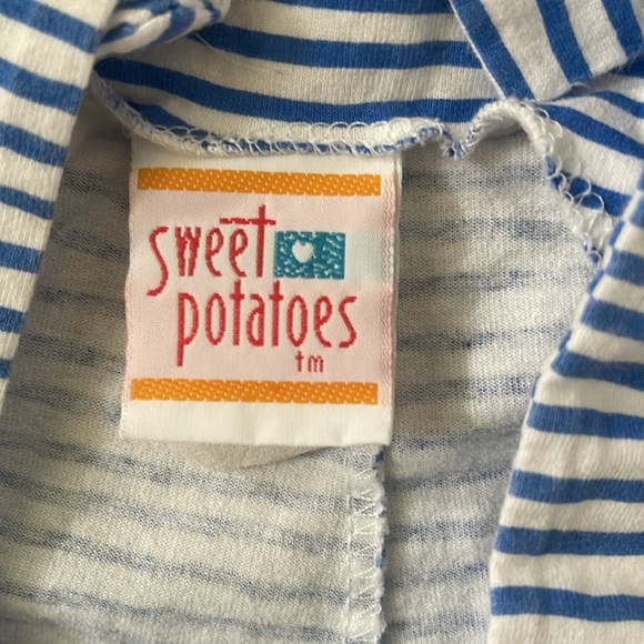 Vintage Sweet Potatoes SZ 2T Fish Onesie - Picture 2 of 6
